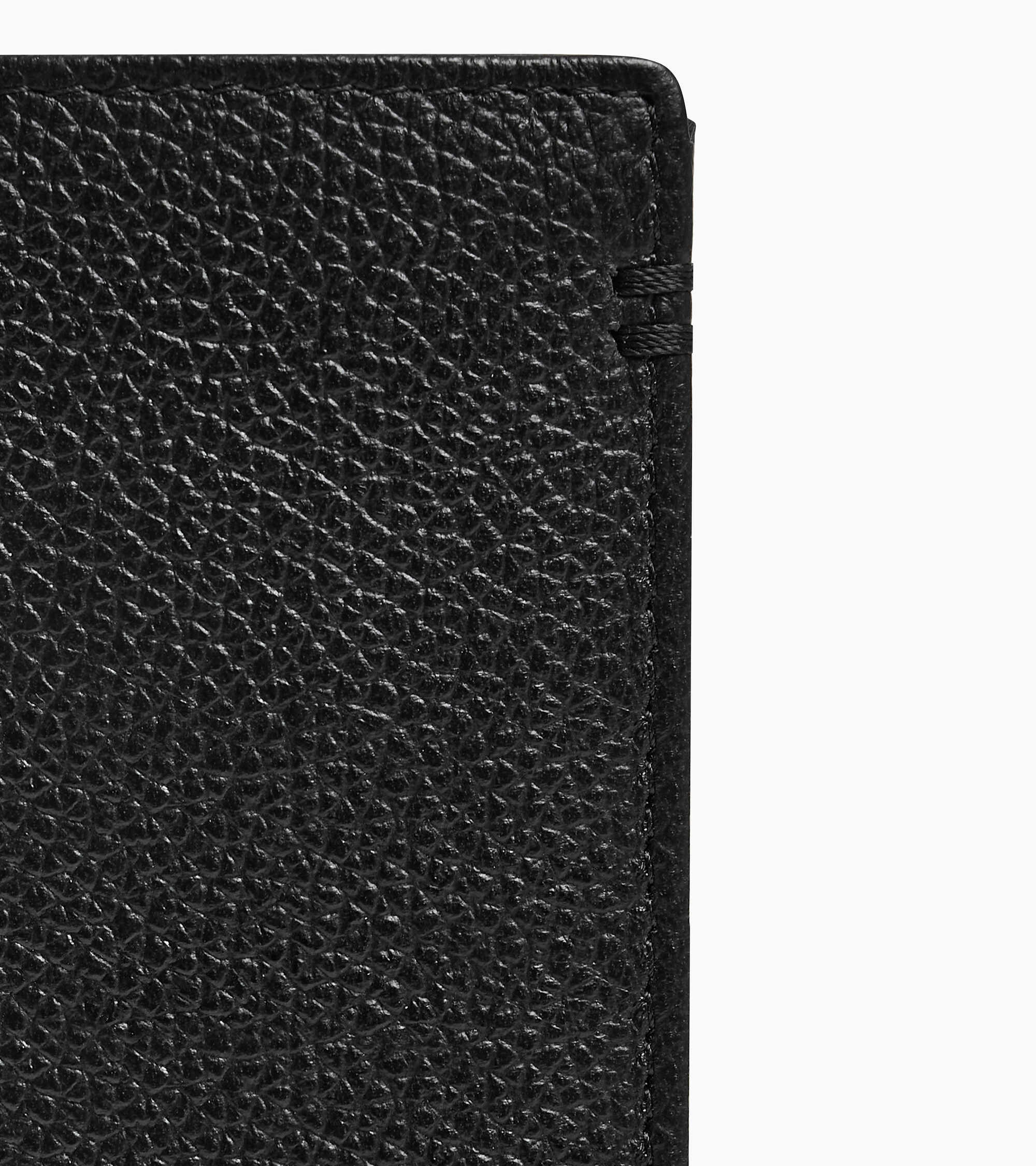 Lucien グレインレザー ファスナー付き ラージ 縦型 二つ折り財布