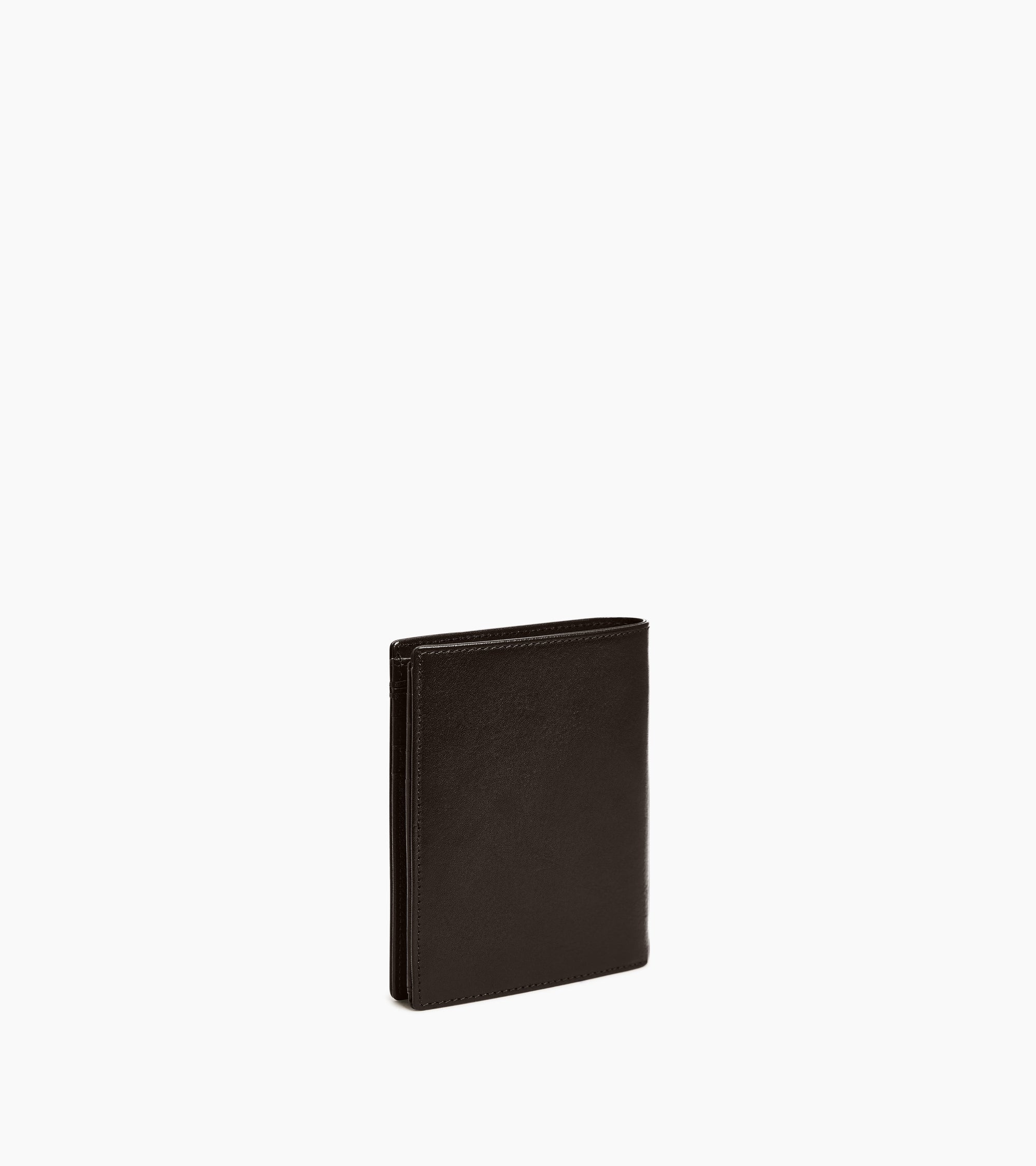 Lucien オイルレザー ファスナー付き 縦型 財布