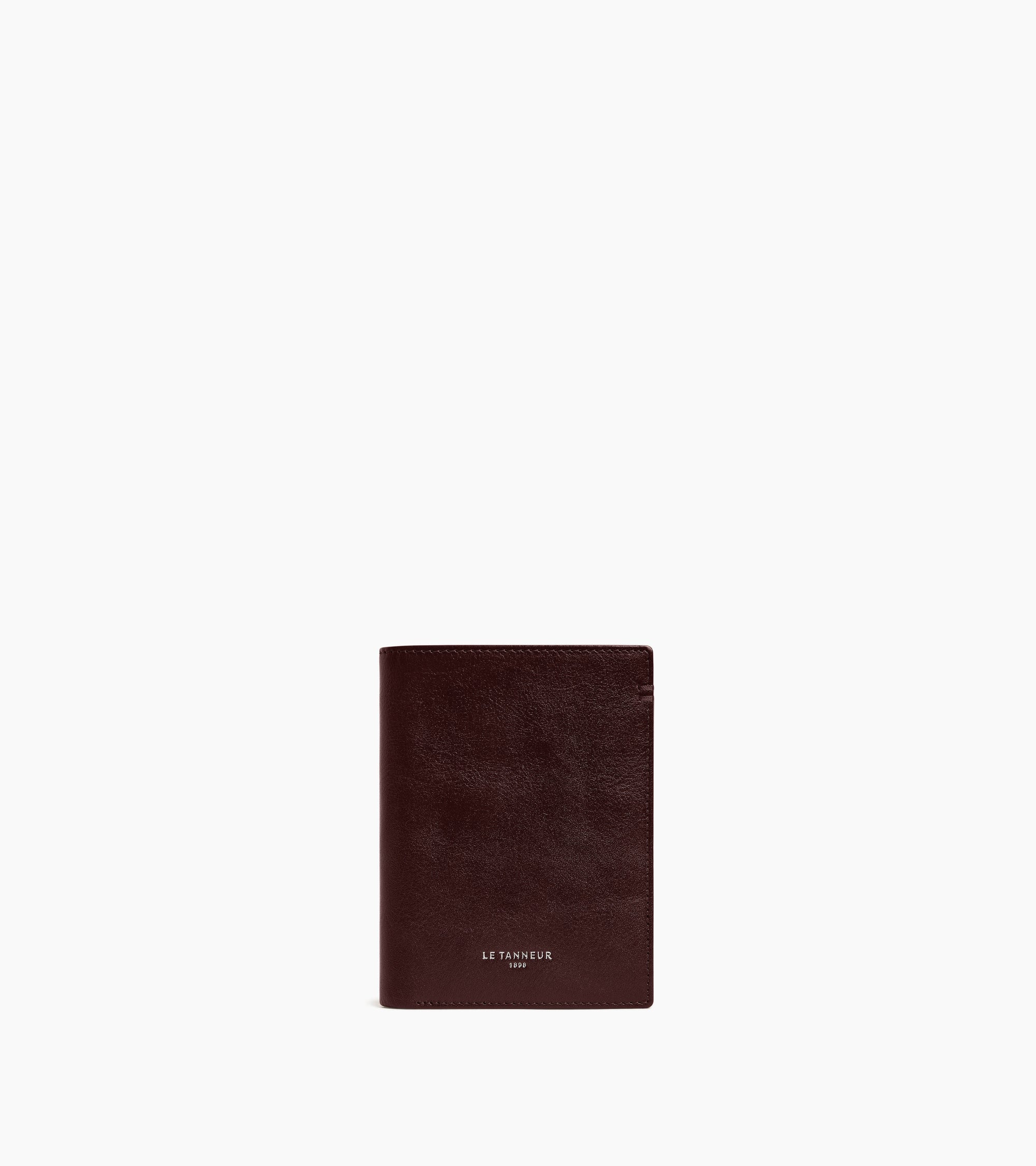 Lucien オイルレザー ファスナー付き 縦型 財布