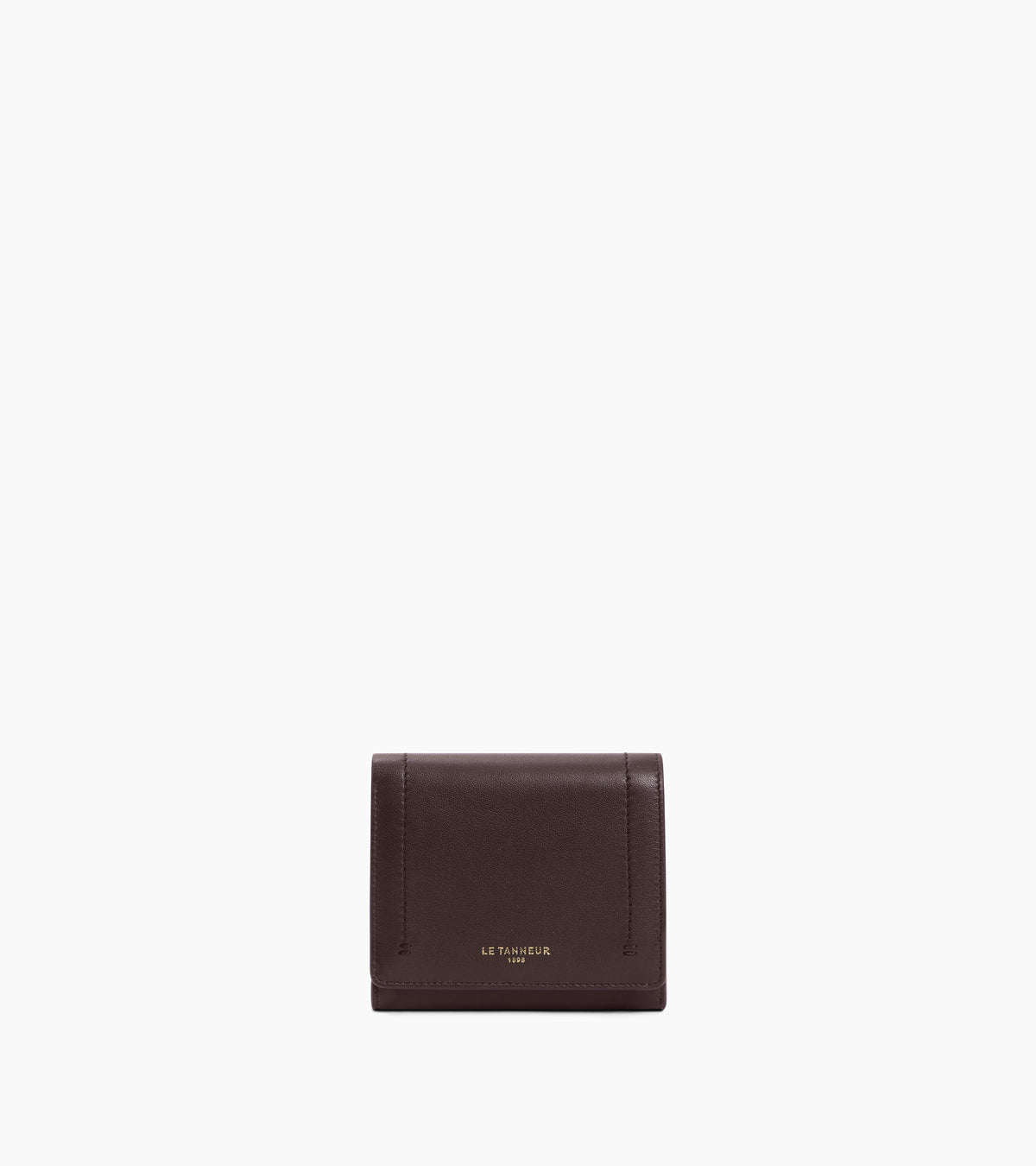 Louison small wallet with flap in smooth leather