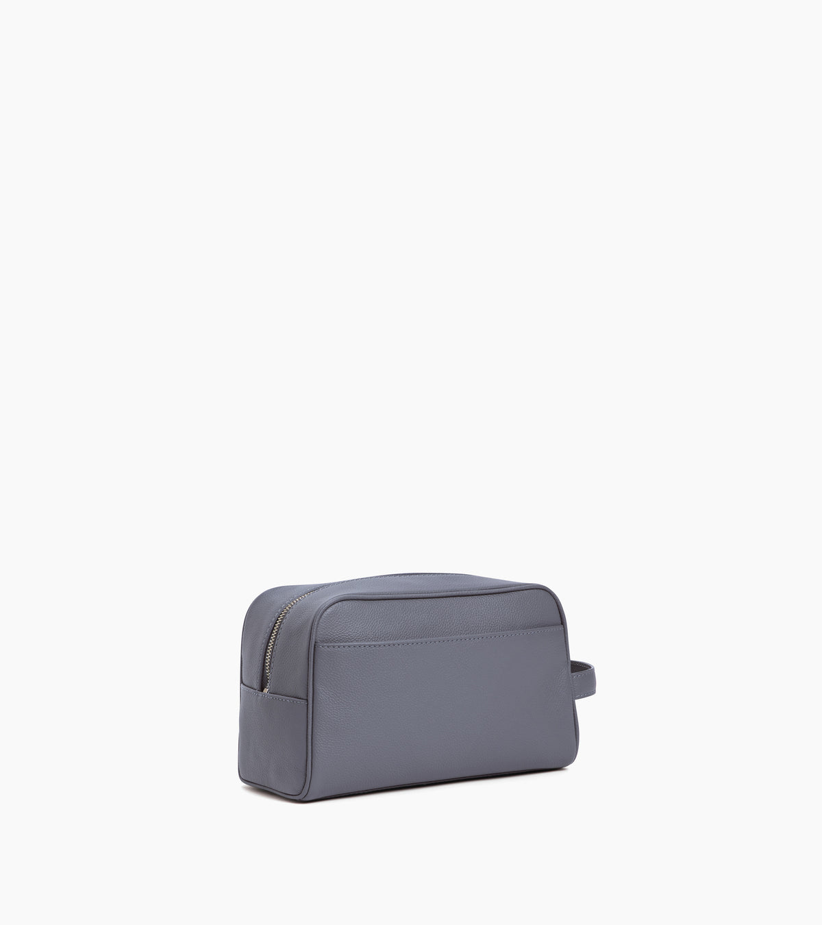 Toiletry bag in grained leather