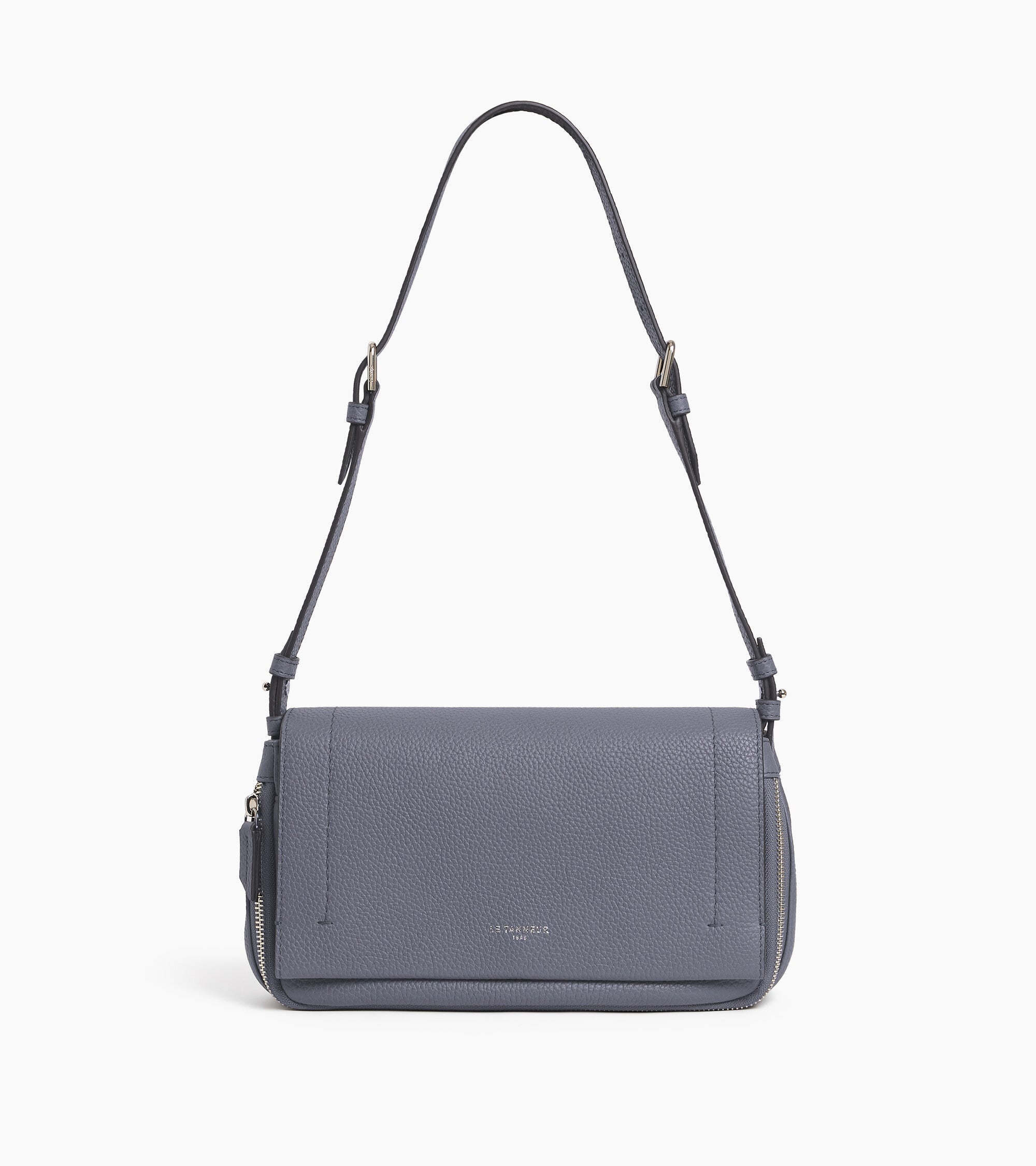 Bolso bandolera pequeño Aurore de cuero granulado