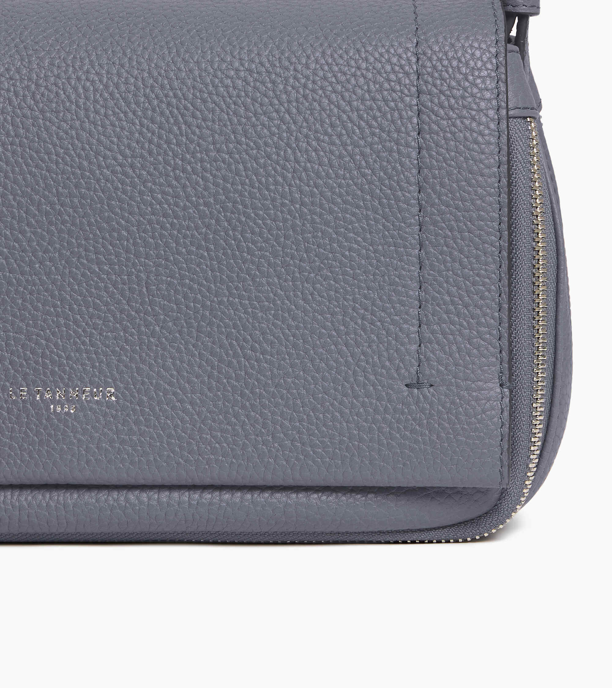 Bolso bandolera pequeño Aurore de cuero granulado