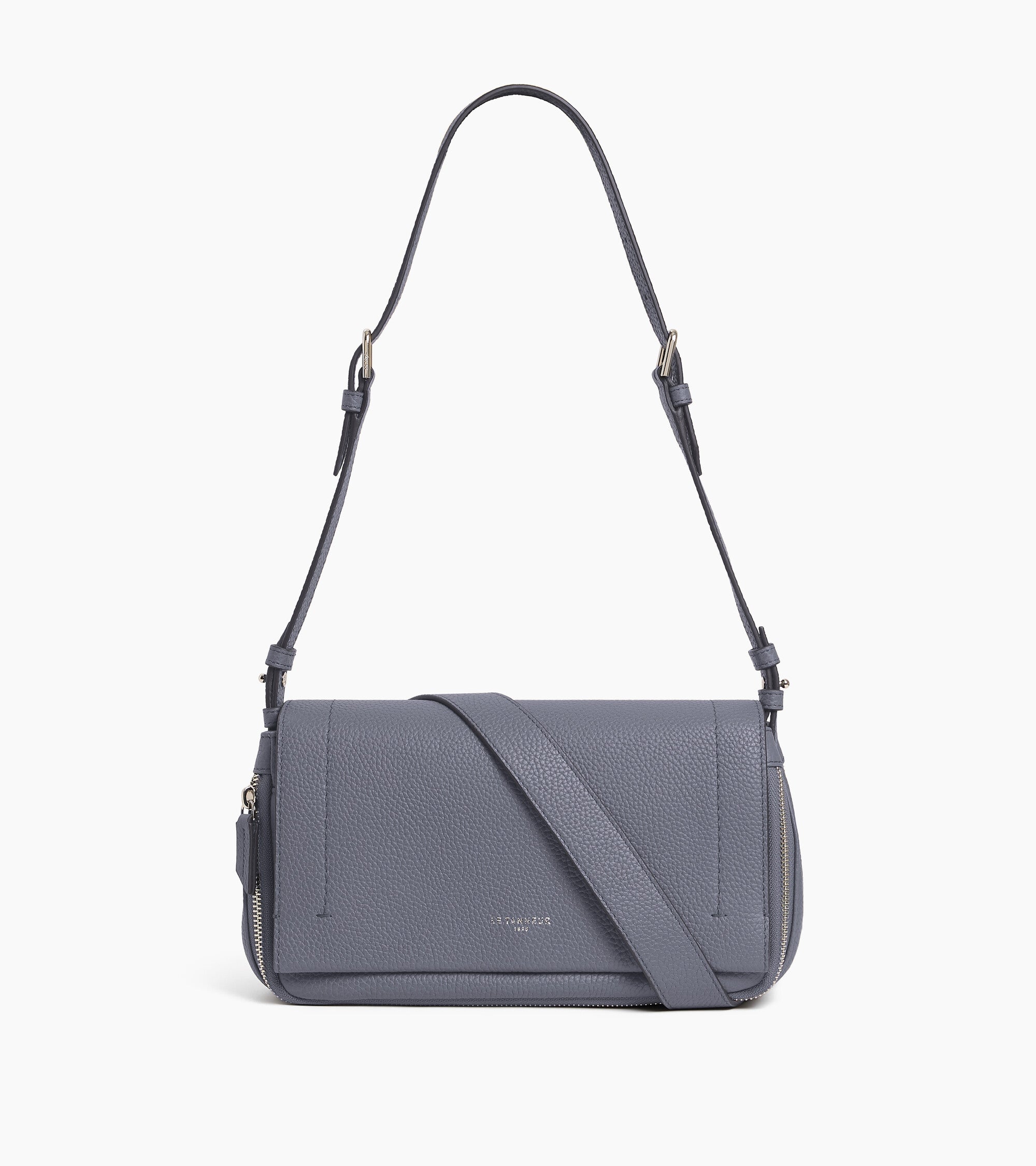 Bolso bandolera pequeño Aurore de cuero granulado