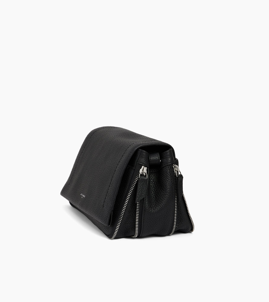 Petit sac bandoulière Aurore en cuir grainé