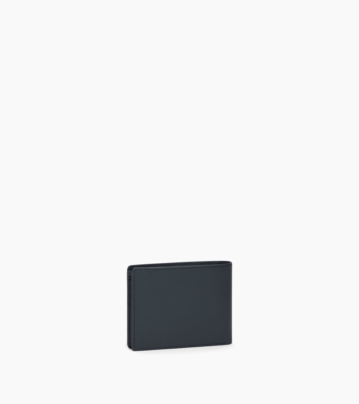 Lucien horizontal two-fold wallet in bonded leather