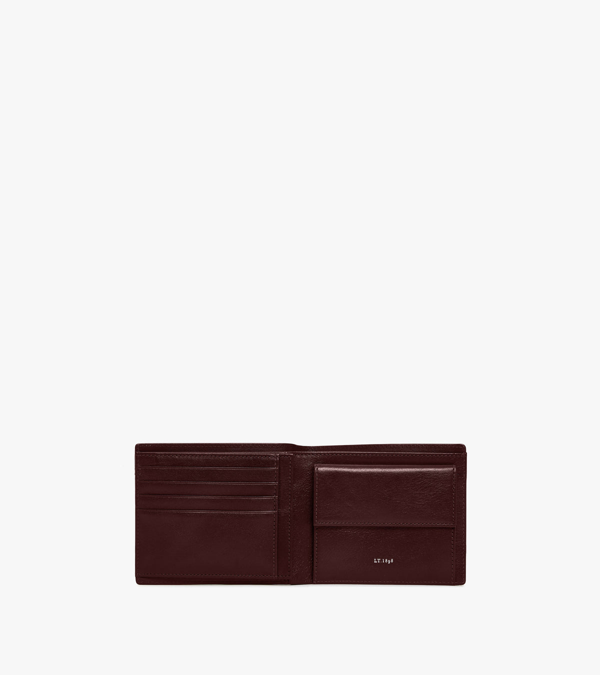 Lucien オイルレザー フラップ付き 二つ折り財布