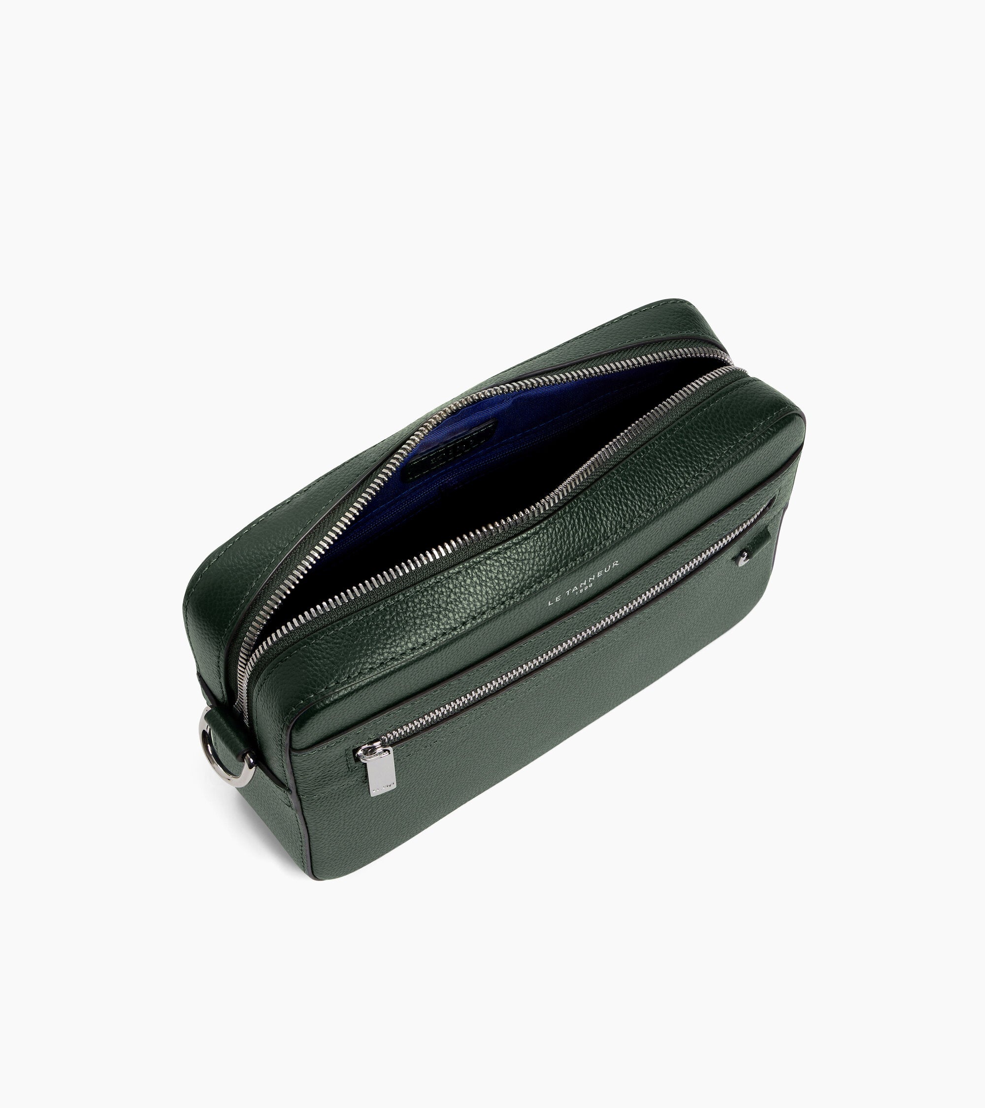 Bolso bandolera pequeño Emile de cuero granulado