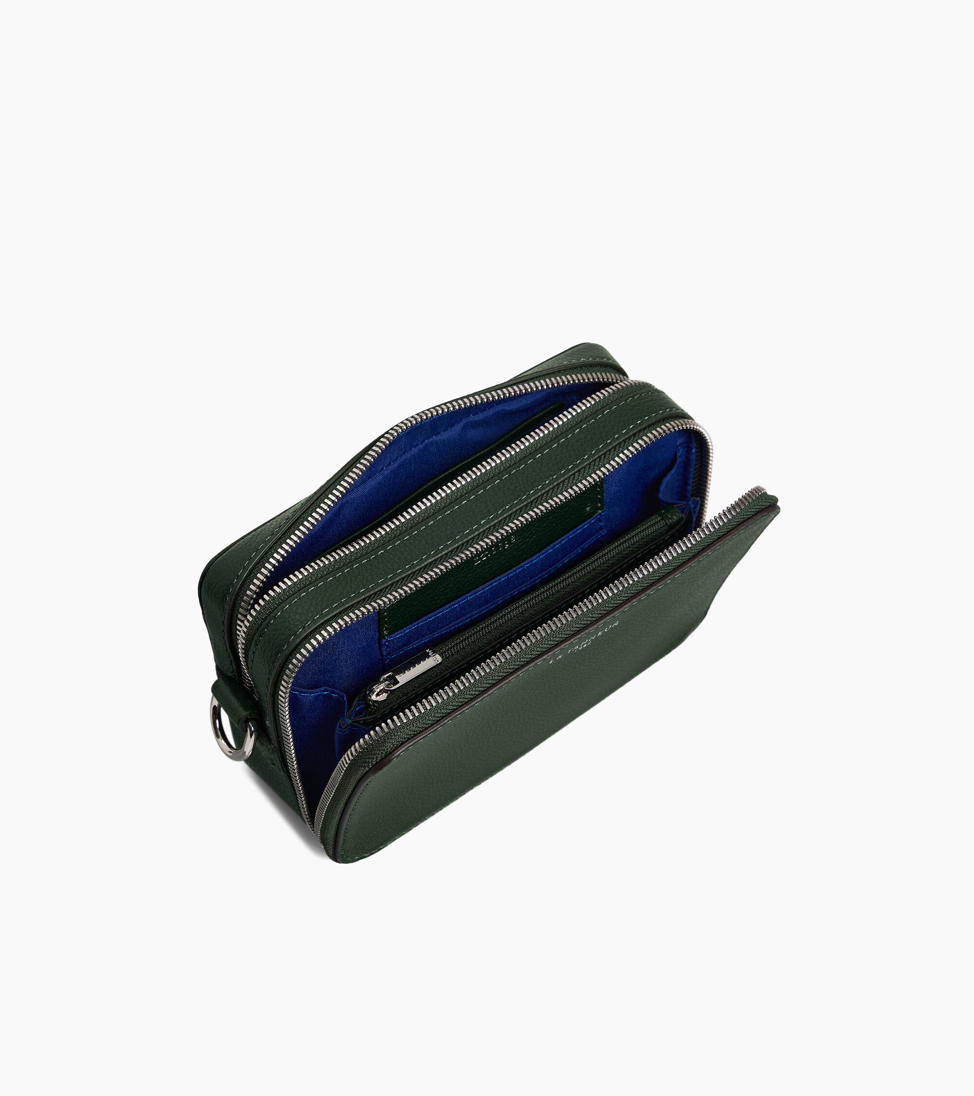 Pequeño bolso bandolera Emile con 2 compartimentos en cuero granulado