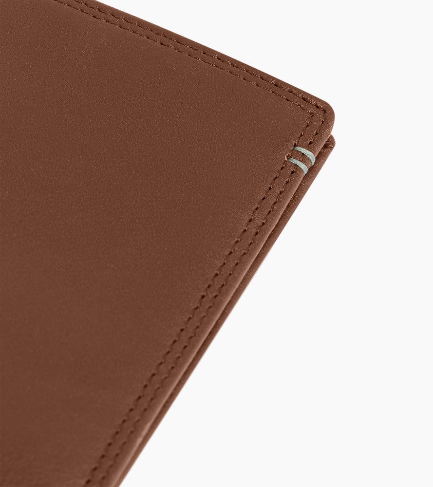 Porte cartes vertical Martin en cuir lisse