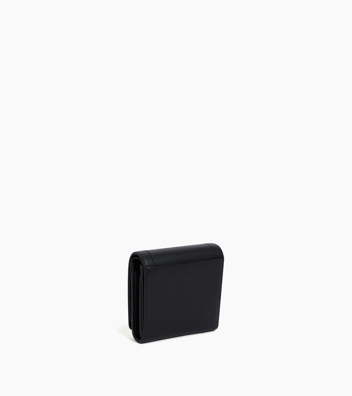 Louison small wallet with flap in smooth leather