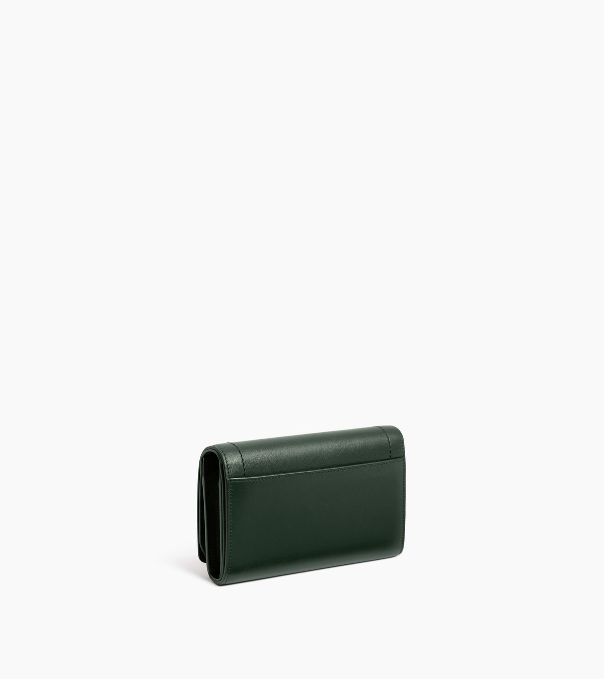 Cartera pequeña con solapa Louison de piel lisa